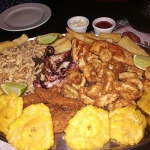 bandeja de mariscos