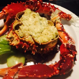 centollo con relleno de langosta