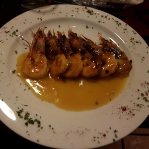 langostino en salsa de maracuya