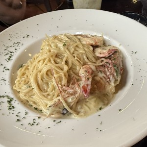 Spaghettini con Langostinos Scampi
