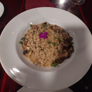 Risotto con Hongos Portobello