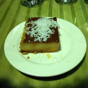 Flan de coco
