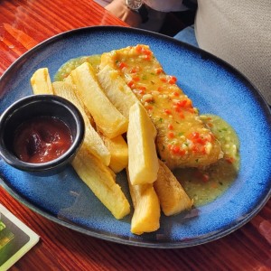 Filete de Corvina al Ajillo