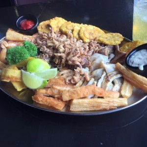 bandeja de mariscos