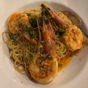 Pasta con Langostinos Scampi