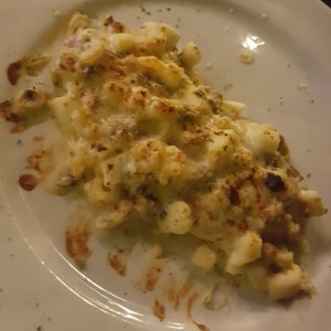 corvina en salsa de marisco