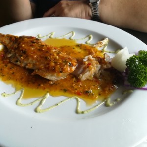corvina al ajillo