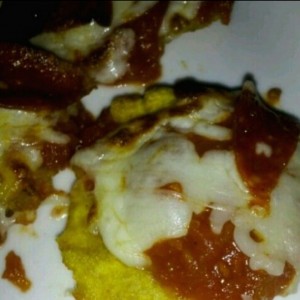 Deliciosa Pizza en patacones