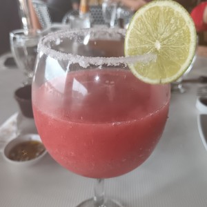 Margarita frozen de fresa