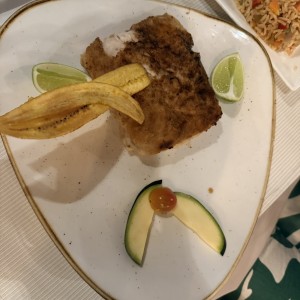 FILETE DE CORVINA A LA PLANCHA