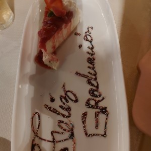 Cheesecake de fresa personalizado