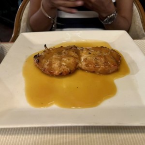 Pollo en salsa de Naranja