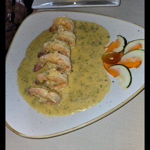 Langostinos al ajillo