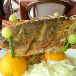 Pargo frito