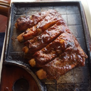 costillas bbq