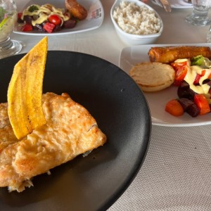 Corvina a la plancha