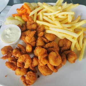 Camarones apanados