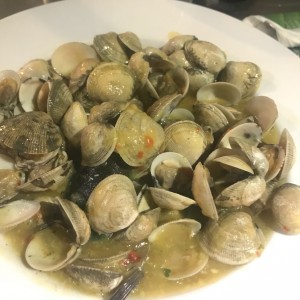 Almejas al Ajillo. ? Deliciosas!