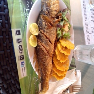 Pescado frito