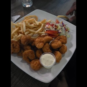 Camarones apanados