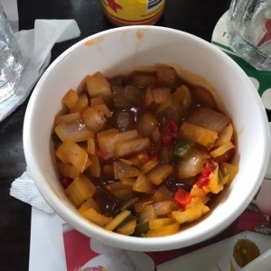 Salsa criolla de la casa