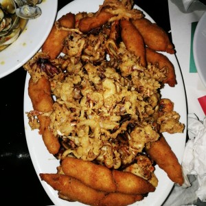 bandeja de mariscos a la plancha
