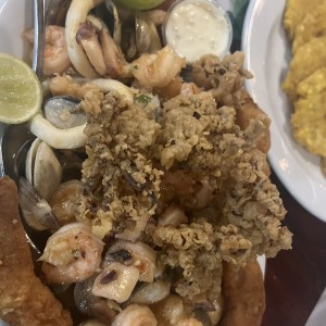 Medio mixto de Mariscos