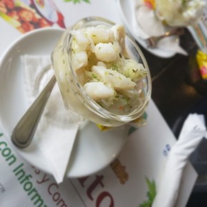 Ceviche de corvina