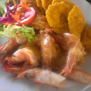 Langostinos al ajillo