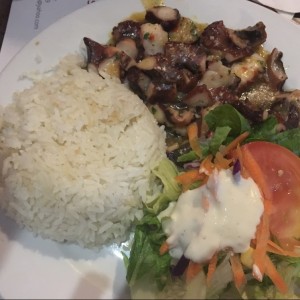 Pulpo al ajillo