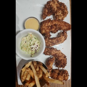 Coconut banana chicken finger