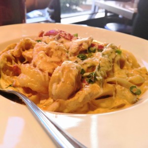 pasta de camarones