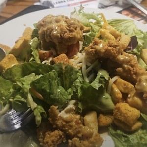 CAJUN FRIED CHICKEN SALAD