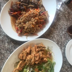 mongolian beef y chicken masala