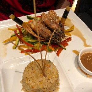Langostinos tempura (4 unidades)
