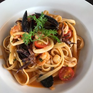 Pasta de frutos de Mar