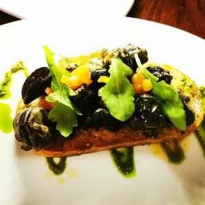 Tartine de escargots