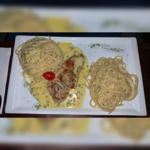 Plats forts - Poulet Normandie