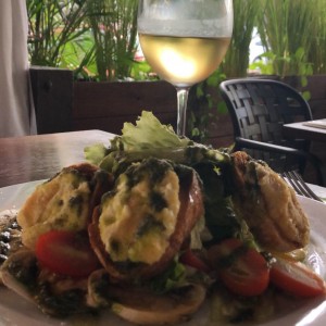 ensalada de queso de cabra