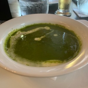 crema de espinacas