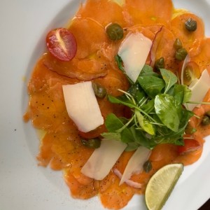 carpaccil de salmon