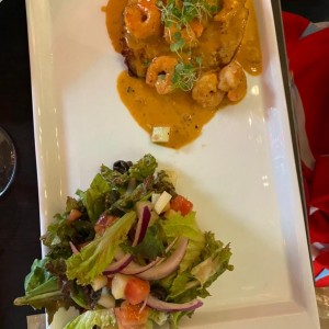 Filet de Corvina aux Crevettes