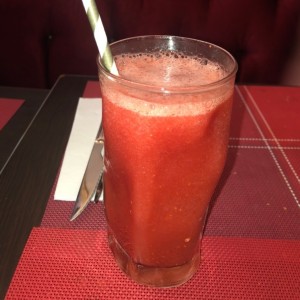 fresa en agua