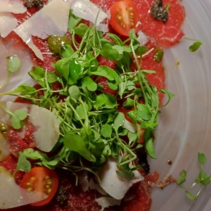 Carpaccio de res 