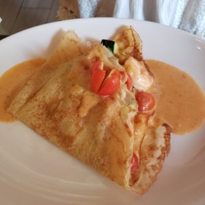 crepes salado de camaron