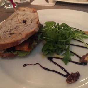 Emparedado vegetariano