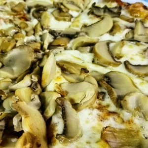 pizza de hongos