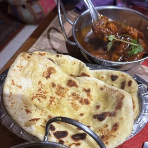 Indian Breads - Garlic Naan