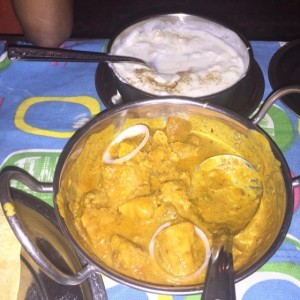 pescado al curry