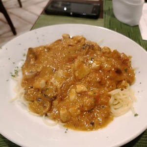 pasta veneciana $16.50